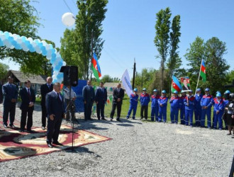 Su xətlərinin istifadəyə verilməsi