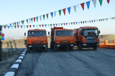 Su xətlərinin istifadəyə verilməsi